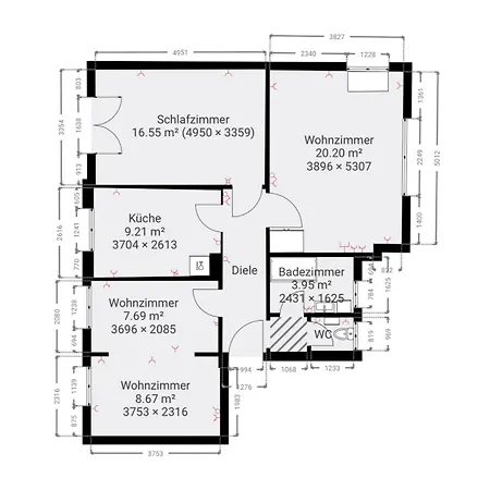 Apartamento 3,5 Zimmer Wohnung Mit Balkon - Festspiele Bayreuth